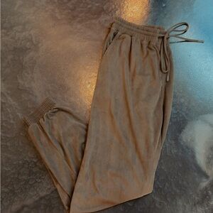 Womens Softest green Jogger Pants M